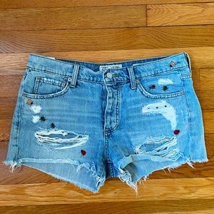 Lucky Brand Embroidered Shorts